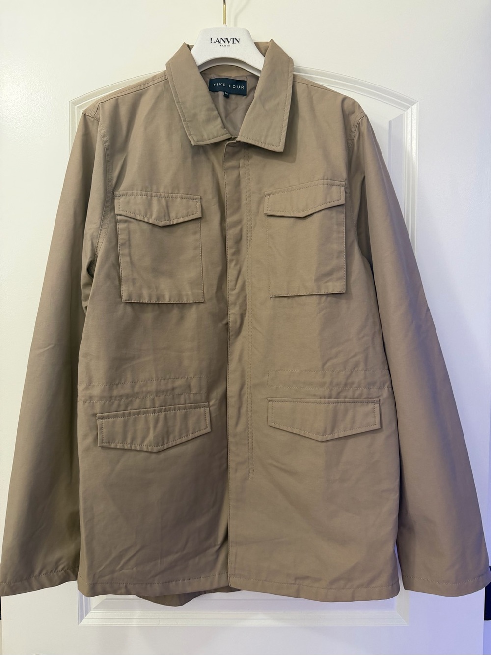 Five Four Tan Field Jacket with Utility Pockets